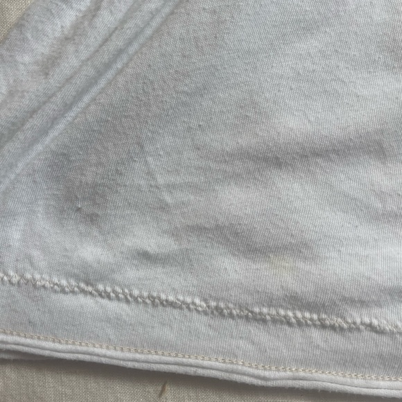 Abercrombie and fitch white pleated babydoll top with blue lining - Picture 8 of 13